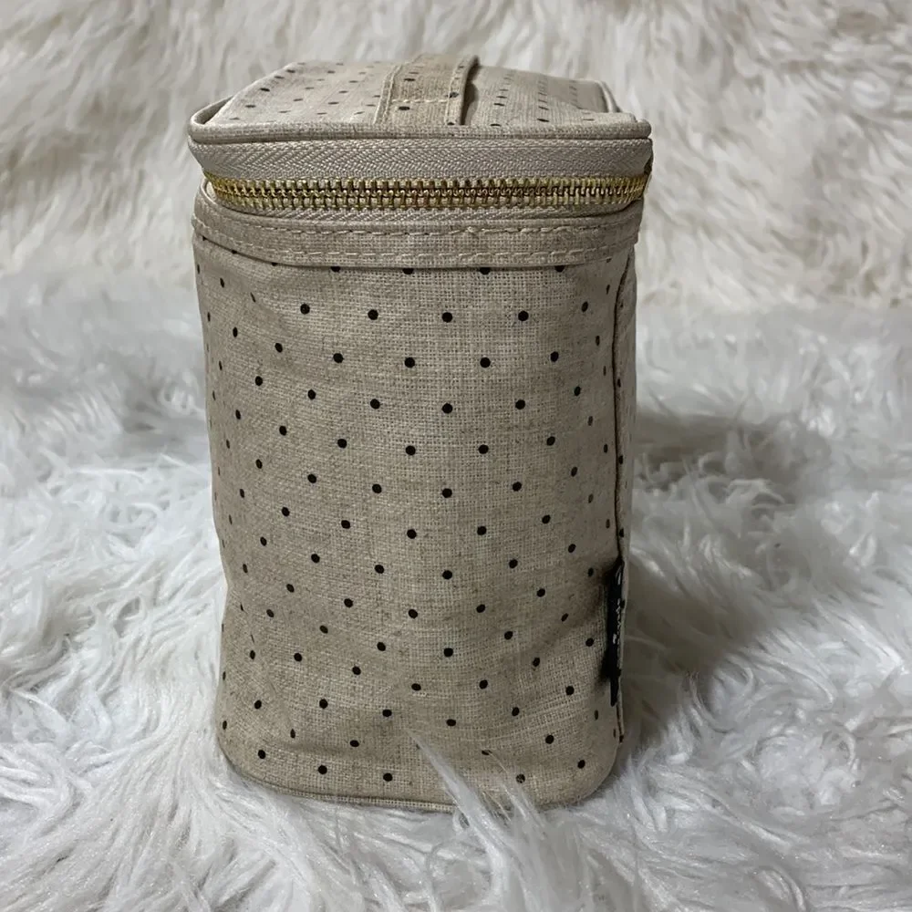 KATE Spade out to lunch lunch BDG polka dot top handle zip closure women’s
